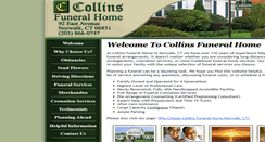 Desktop Screenshot of collins-funeral.com